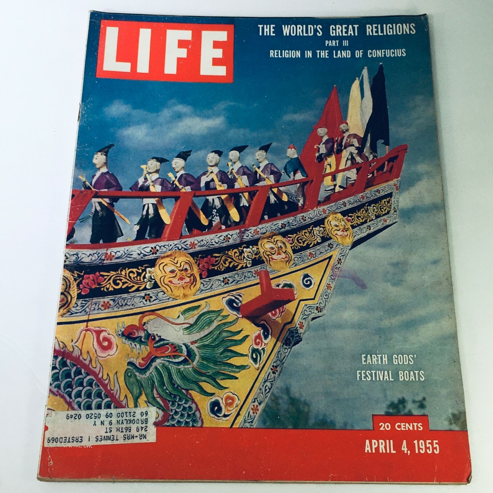 VTG Life Magazine April 4 1955 - Part III Religion in the Land of Confucius