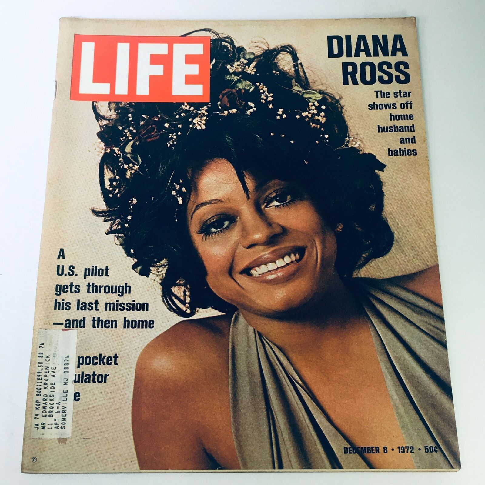 VTG Life Magazine December 8 1972 - Diana Ross' Home, Husband and Babies