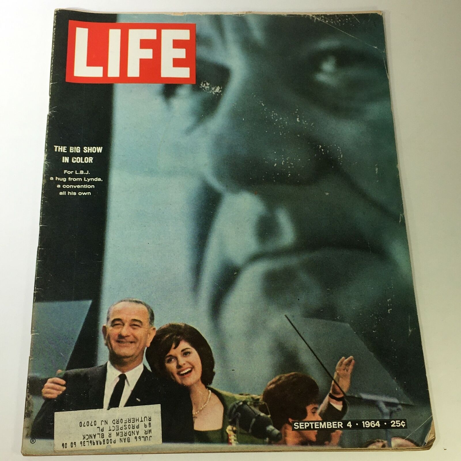 VTG Life Magazine September 4 1964 - The Big Show for Lyndon B. Johnson