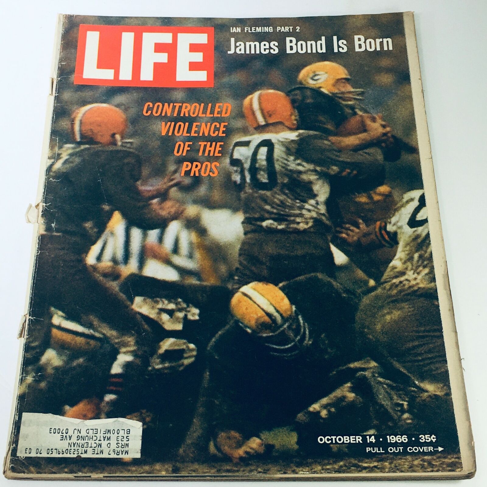 VTG Life Magazine October 14 1966 - Ian Fleming Part 2 James Bond is Born