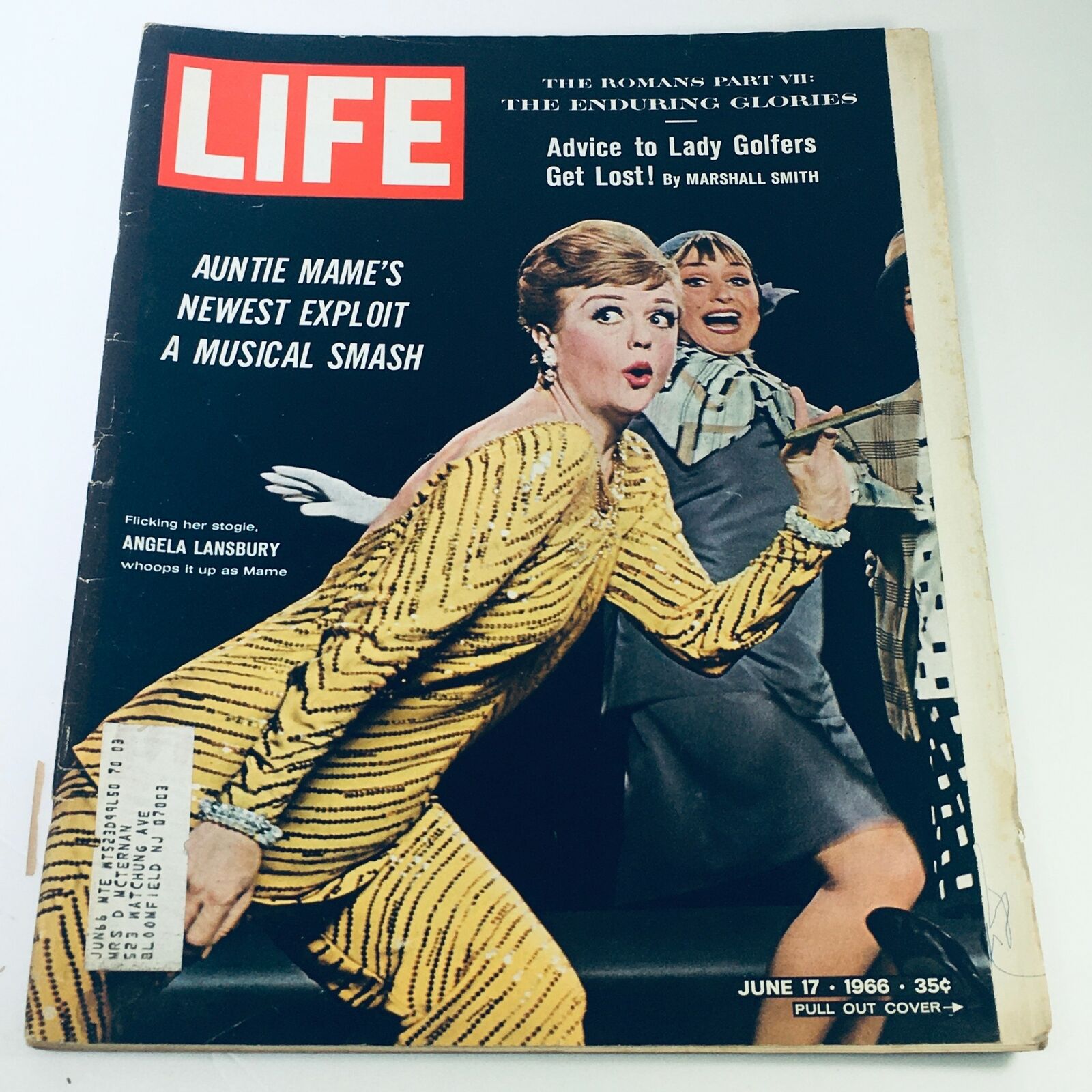 VTG Life Magazine July 17 1966 - Angela Lansbury as Mame / A Musical Smash