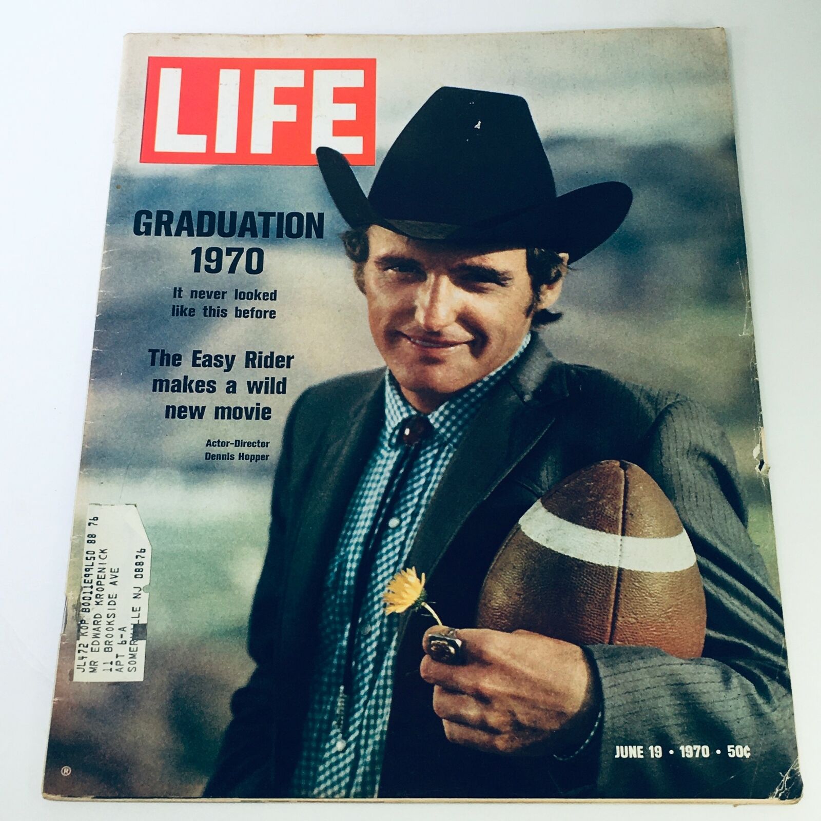 VTG Life Magazine June 19 1970 - Actor-Director Dennis Hopper / Graduation 1970