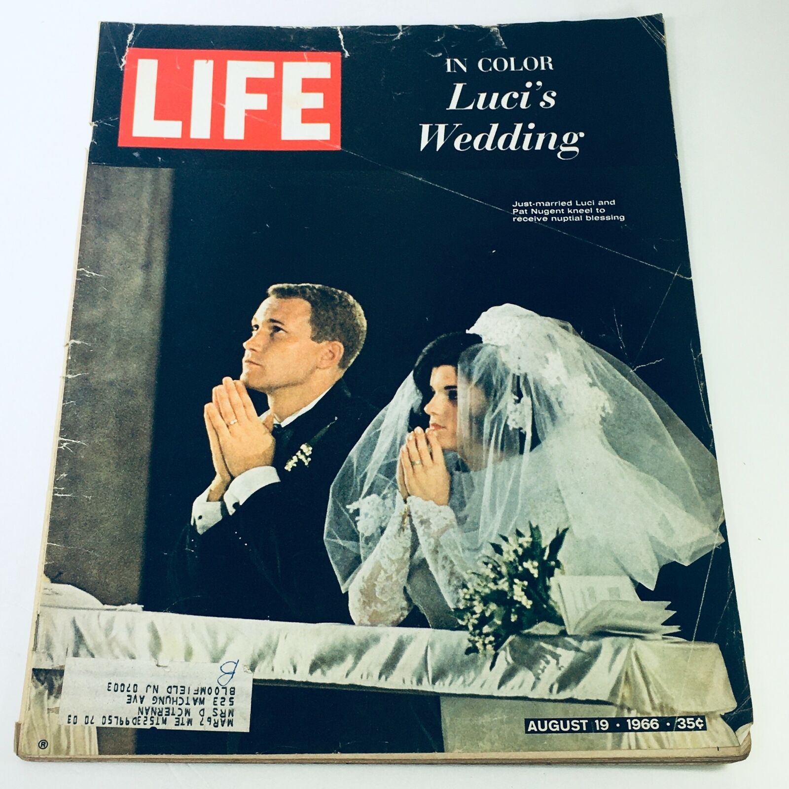 VTG Life Magazine August 19 1966 - Luci Baines Johnson & Patrick John Nugent