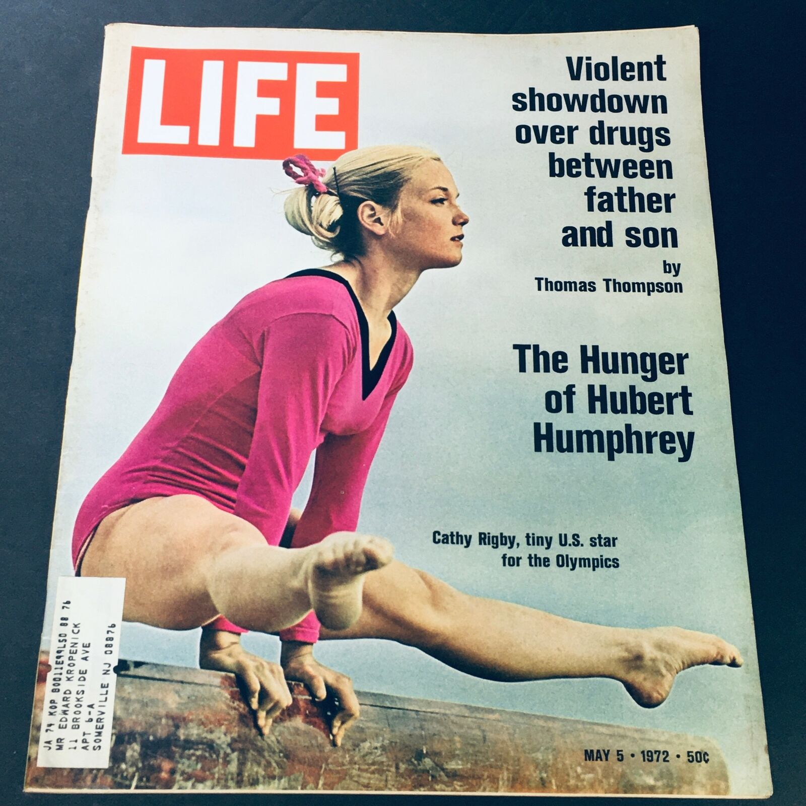 VTG Life Magazine May 5 1972 - Tiny U.S. Star for the Olympics / Hubert Humphrey