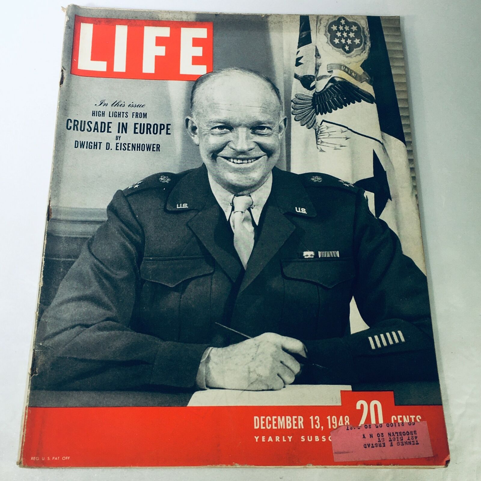 VTG Life Magazine December 13 1948 - Crusade in Europe by Dwight D. Eisenhower