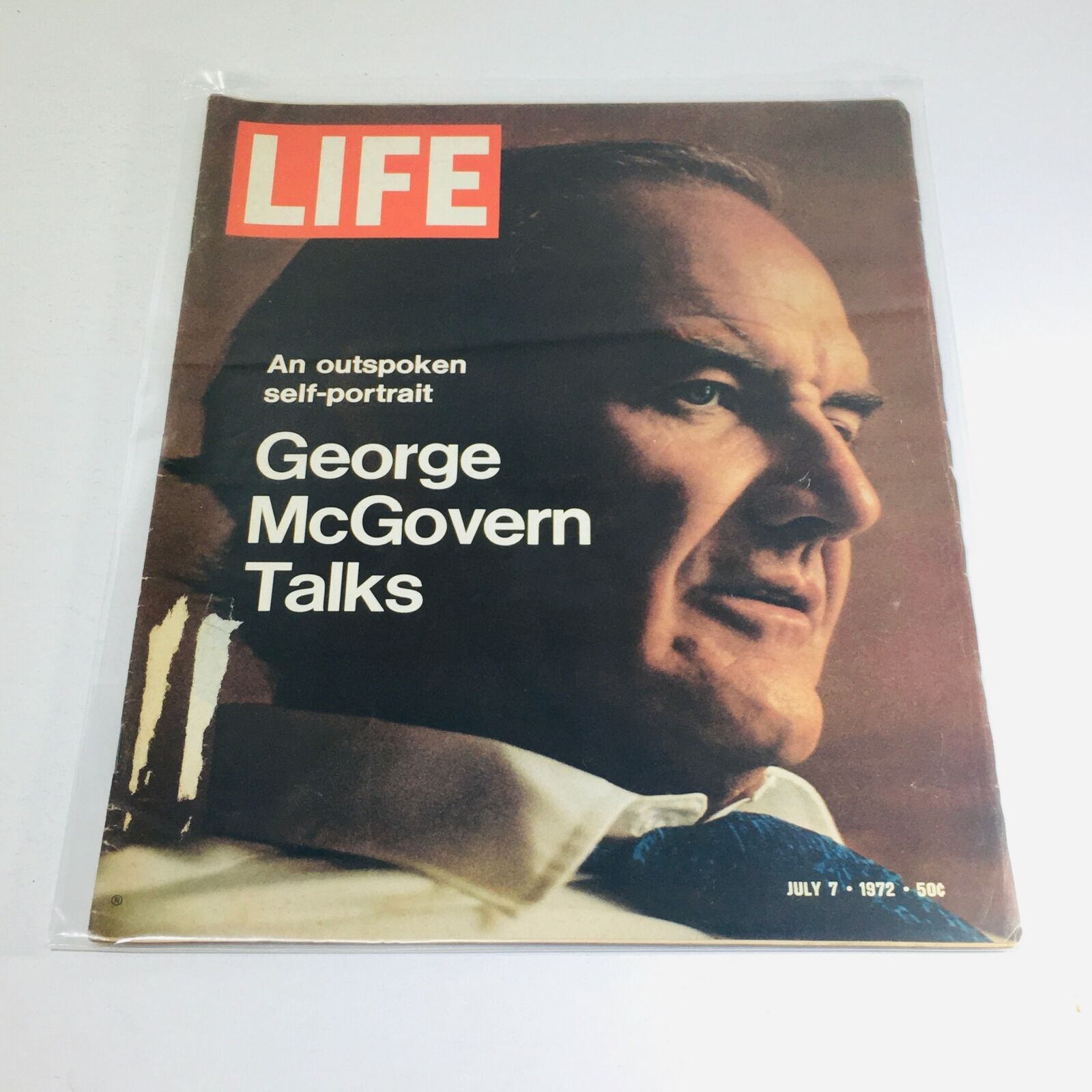 VTG Life Magazine: July 7 1972 - Outspoken Self-Portrait Of George McGovern Talk