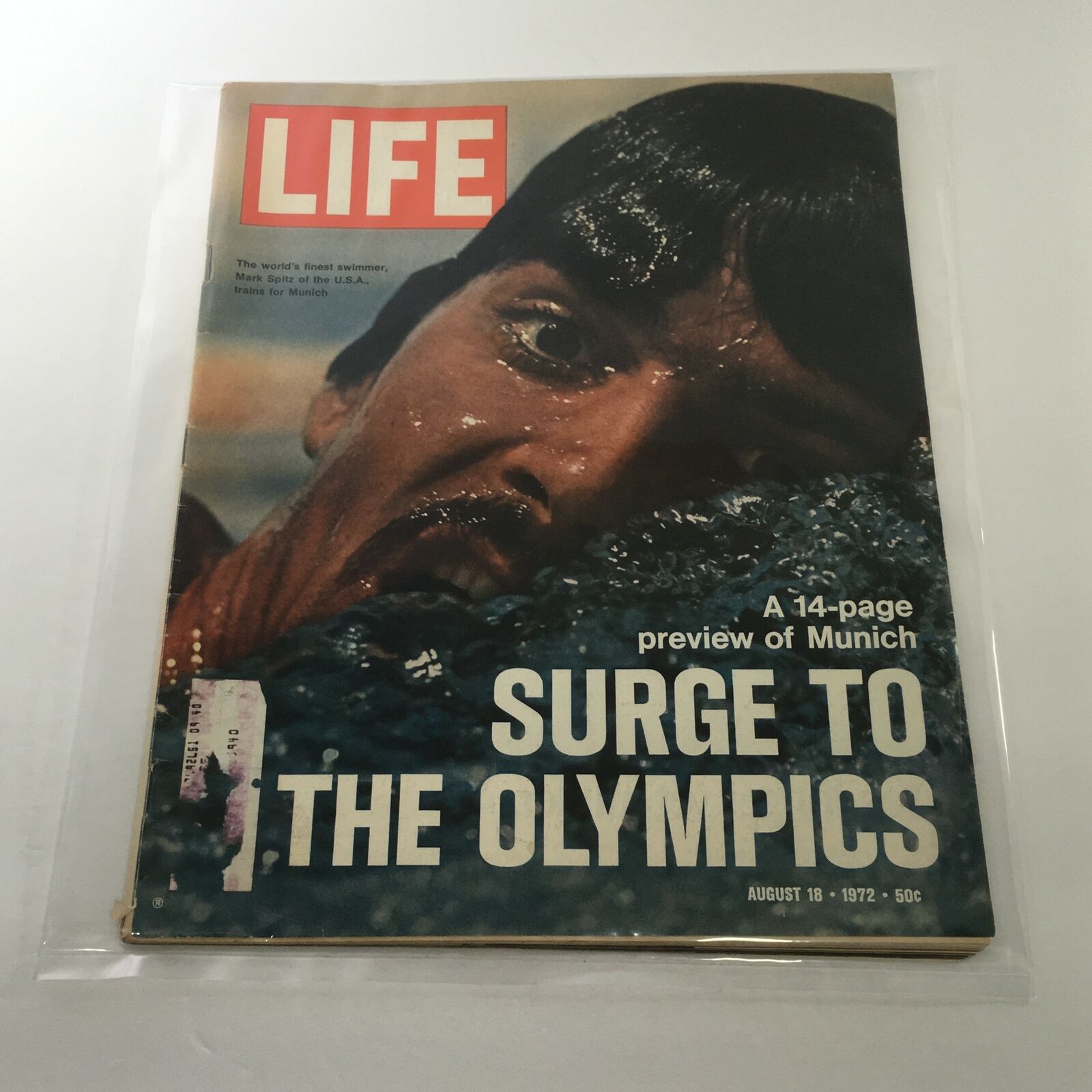 VTG Life Magazine: August 18 1972 -A 14-Page Preview Of Munich Surge To Olympics