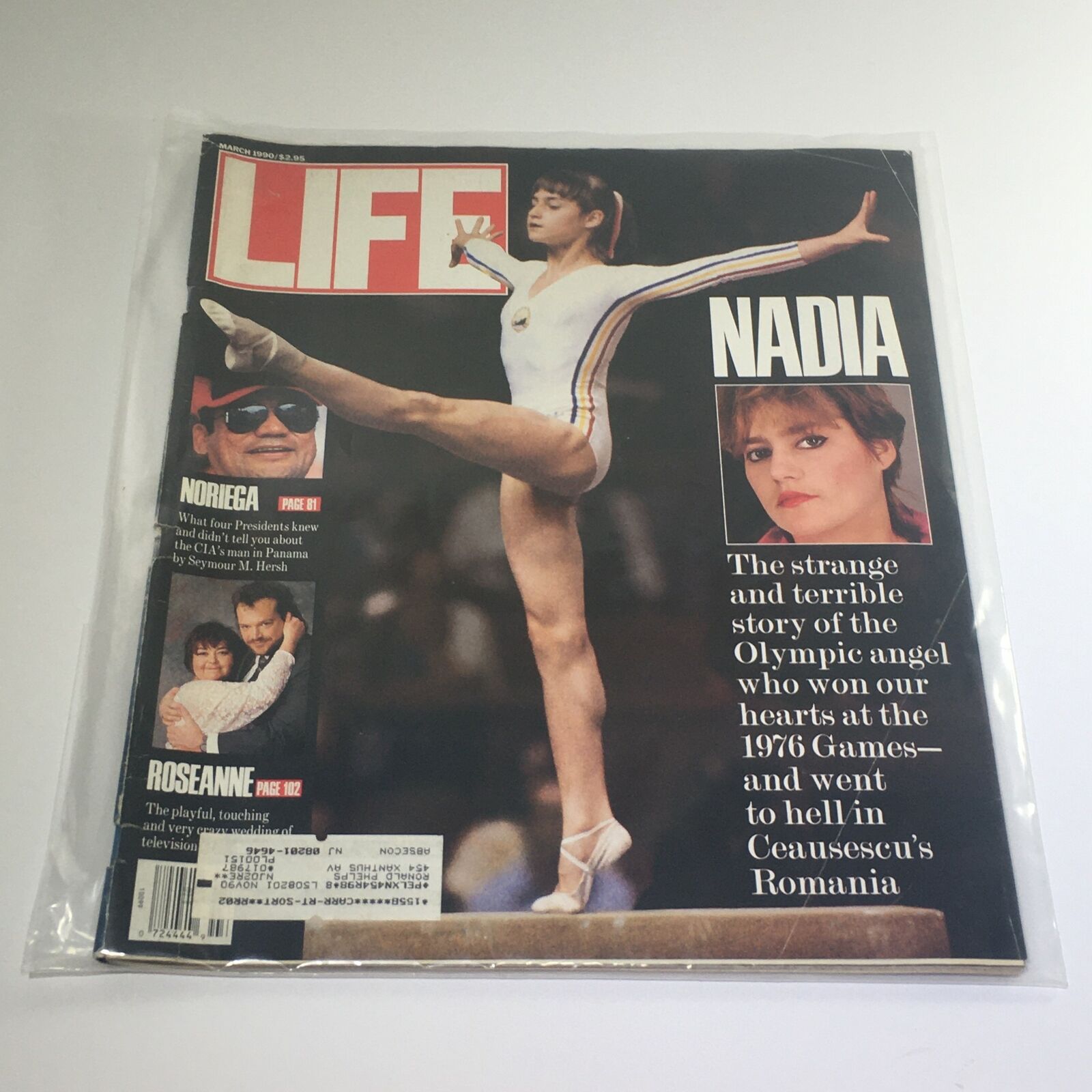 VTG Life Magazine: March 1990 - Noriega / Nadia - Olympian / Roseanne