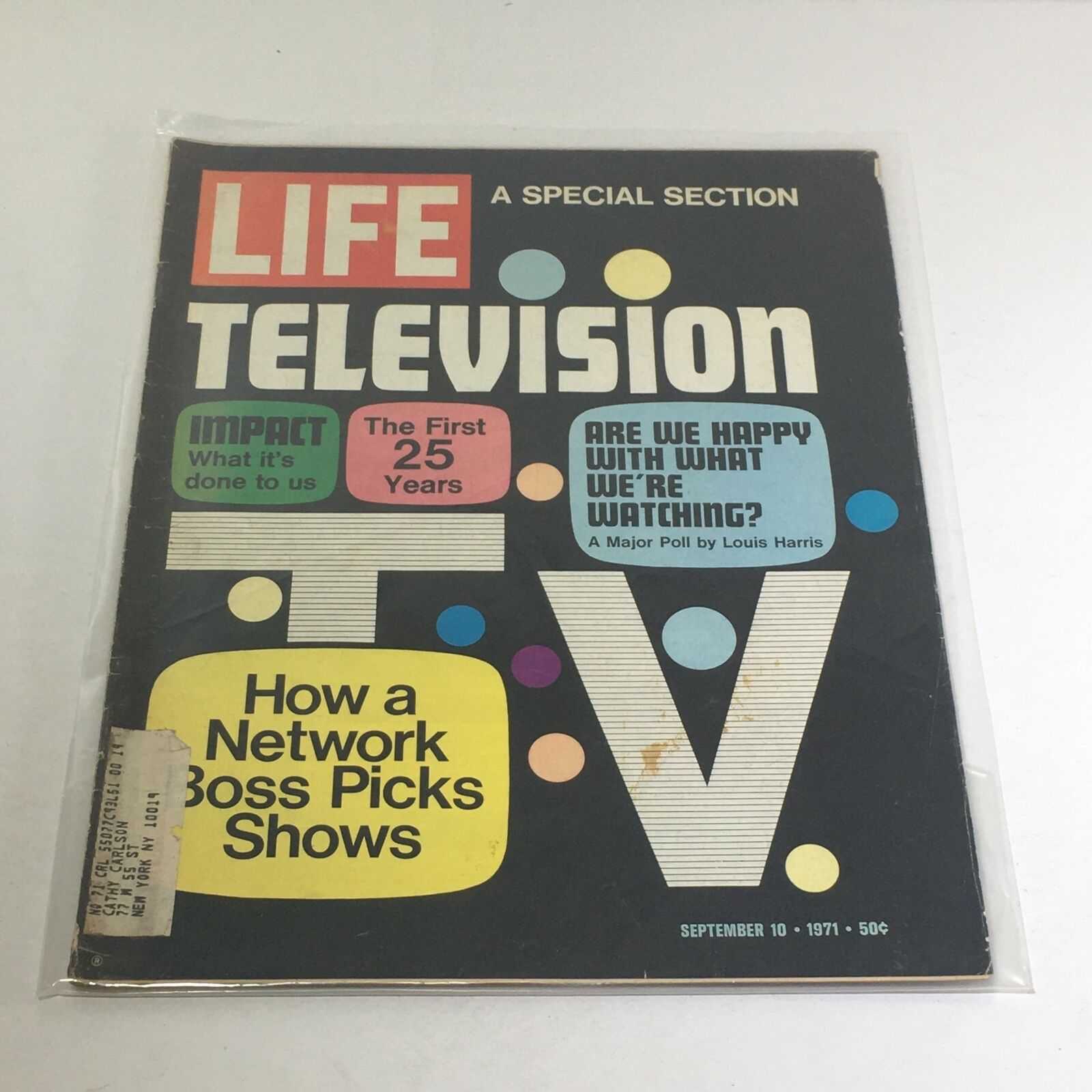 VTG Life Magazine: September 10 1971 - Television Impact: What It's Done To Us?