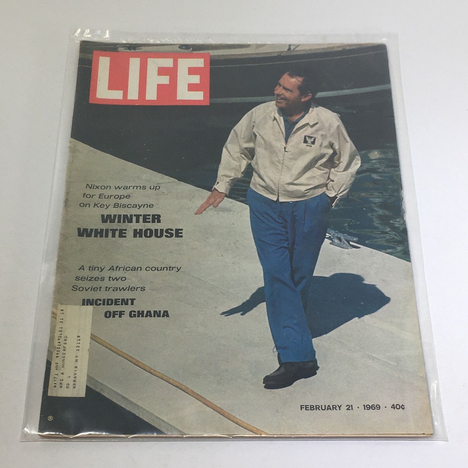 VTG Life Magazine: February 21 1969 -Winter White House/Nixon Warms Up/Off Ghana