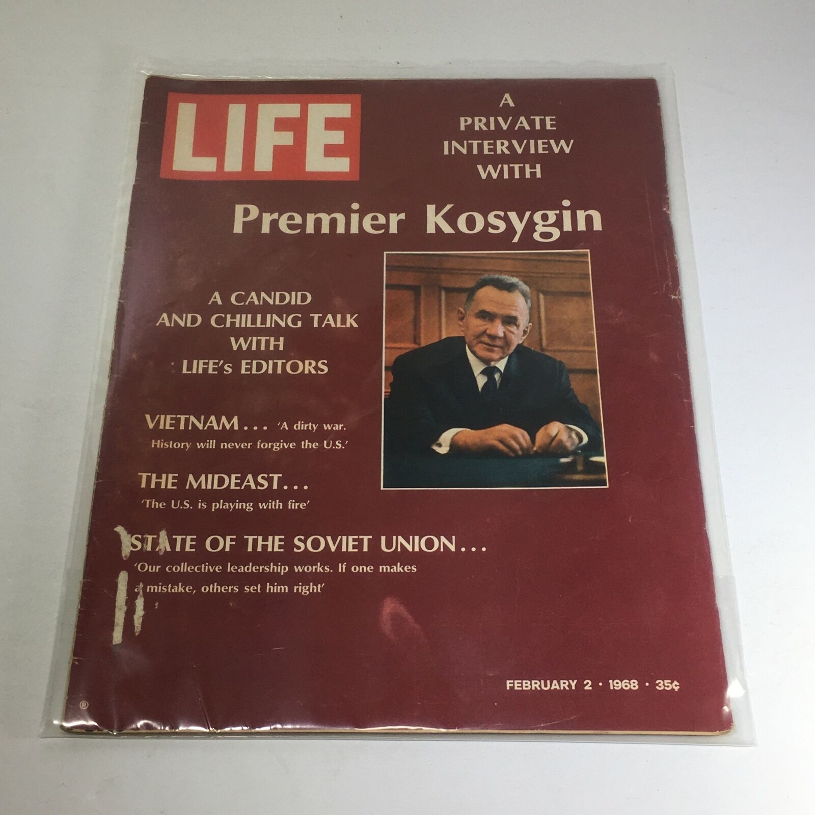 VTG Life Magazine: February 2 1968 - A Private Interview With Premier Kosygin