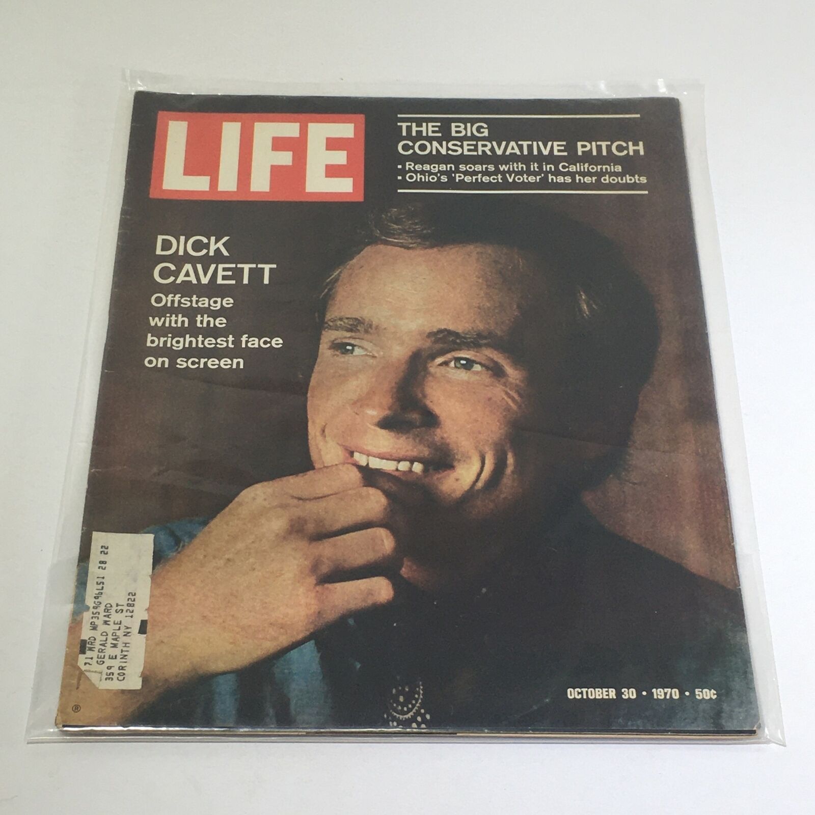 VTG Life Magazine: October 30 1970 - Offstage w/Dick Cavett/Conservative Pitch