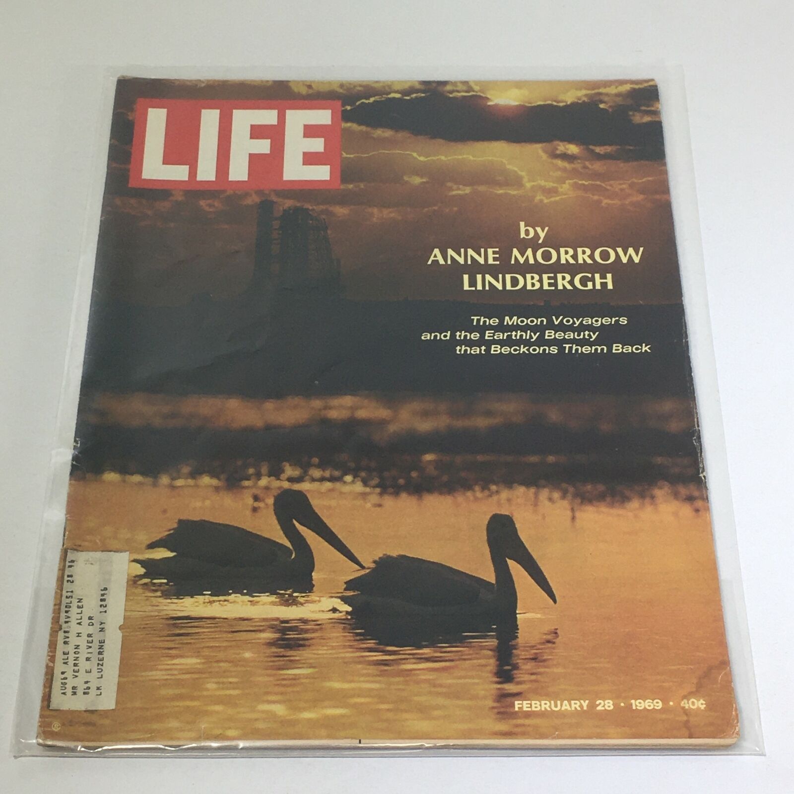 VTG Life Magazine: February 28 1969 - Anne Morrow Lindbergh's The Moon Voyagers