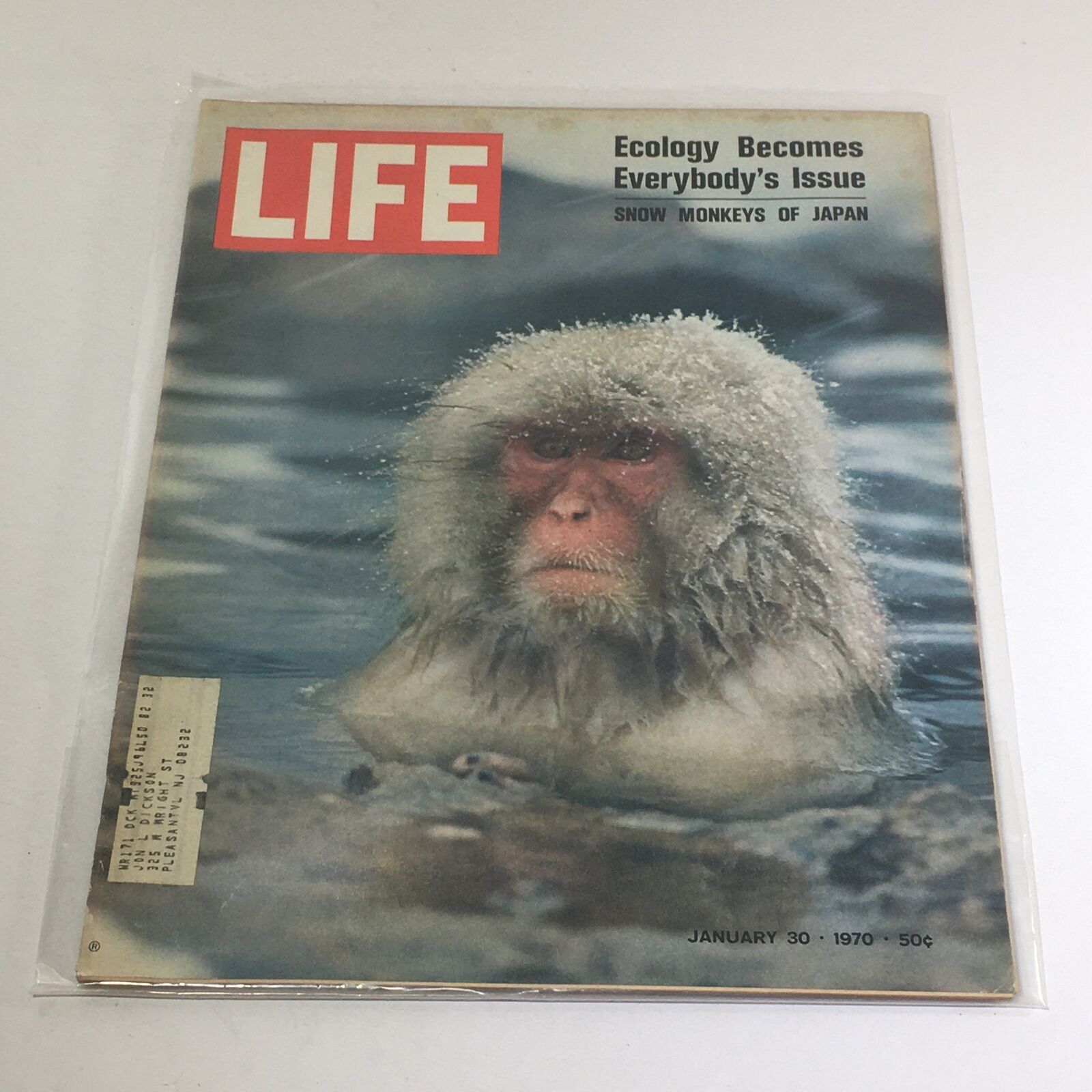 VTG Life Magazine: January 30 1970 - Snow Monkey's of Japan/Economy Issue's