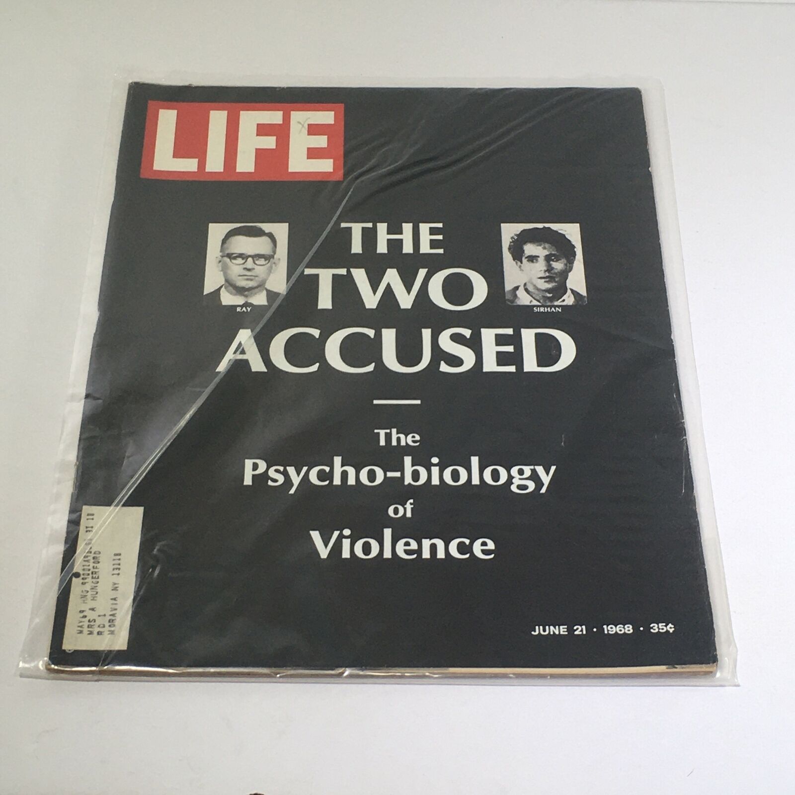 VTG Life Magazine: June 21 1968 - The 2 Accused/The Psycho-Biology of Violence