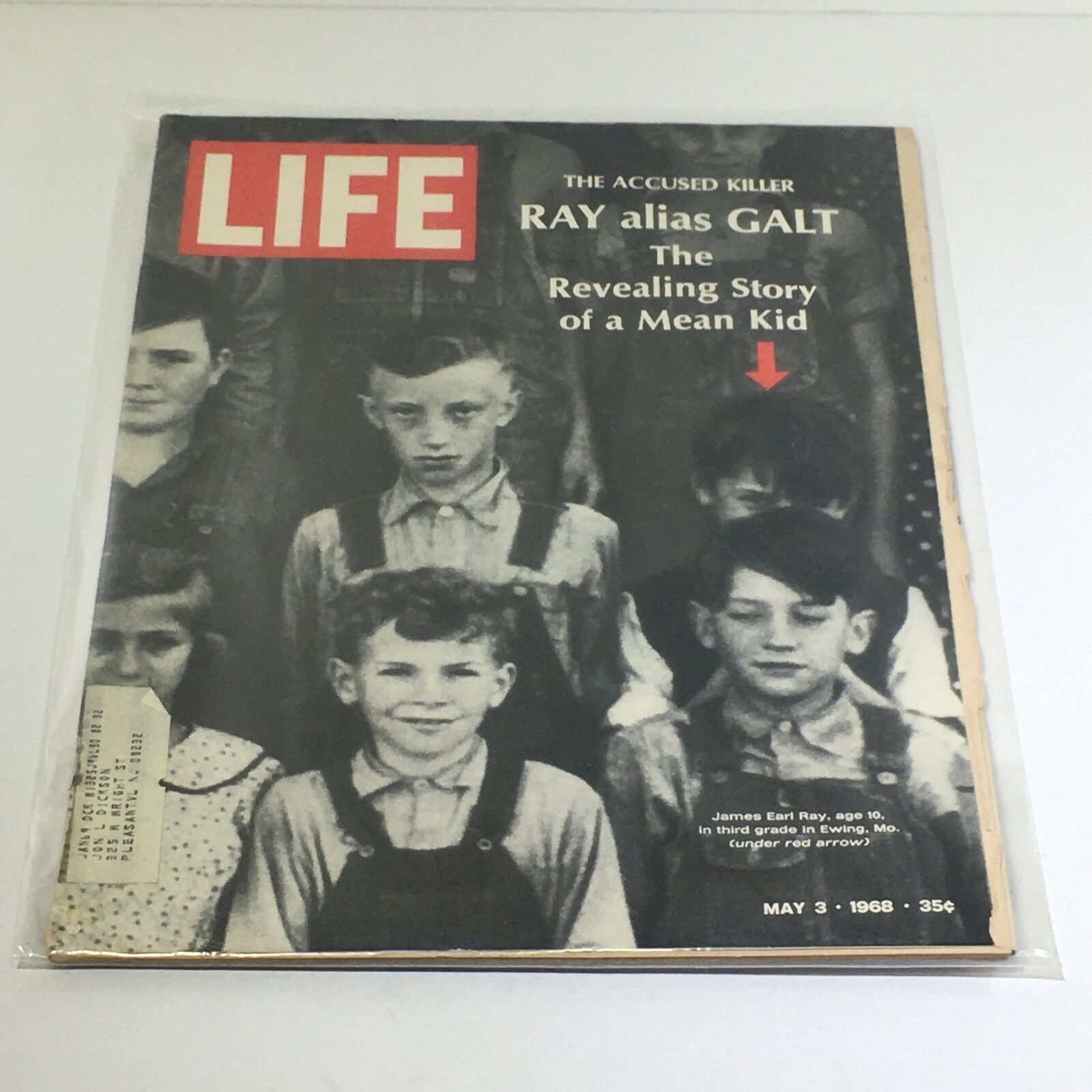 VTG Life Magazine: May 3 1968 - Story of The Accused Killer Ray alias Galt