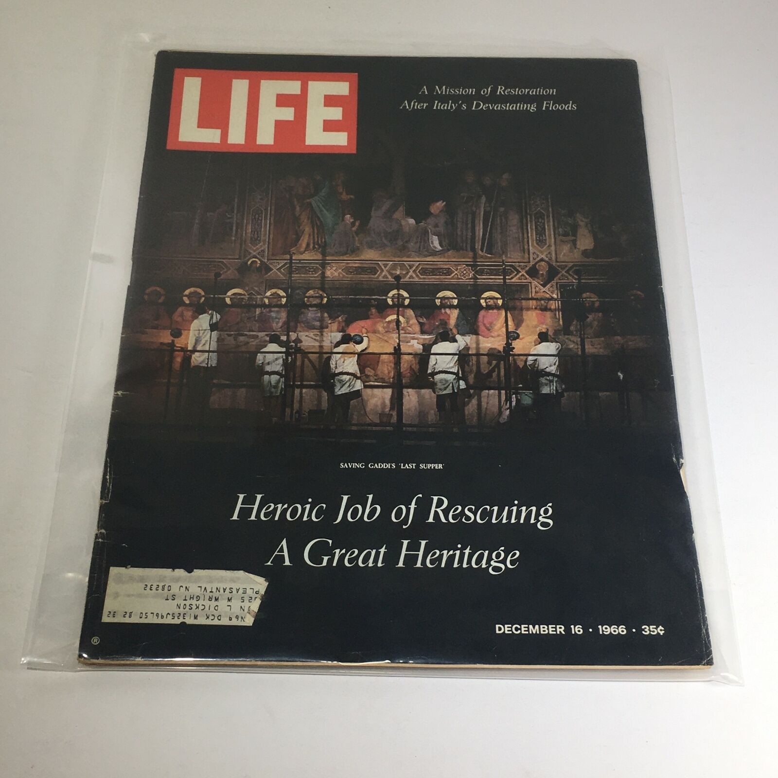 VTG Life Magazine: December 16 1966 - Heroic Job of Rescuing A Great Heritage