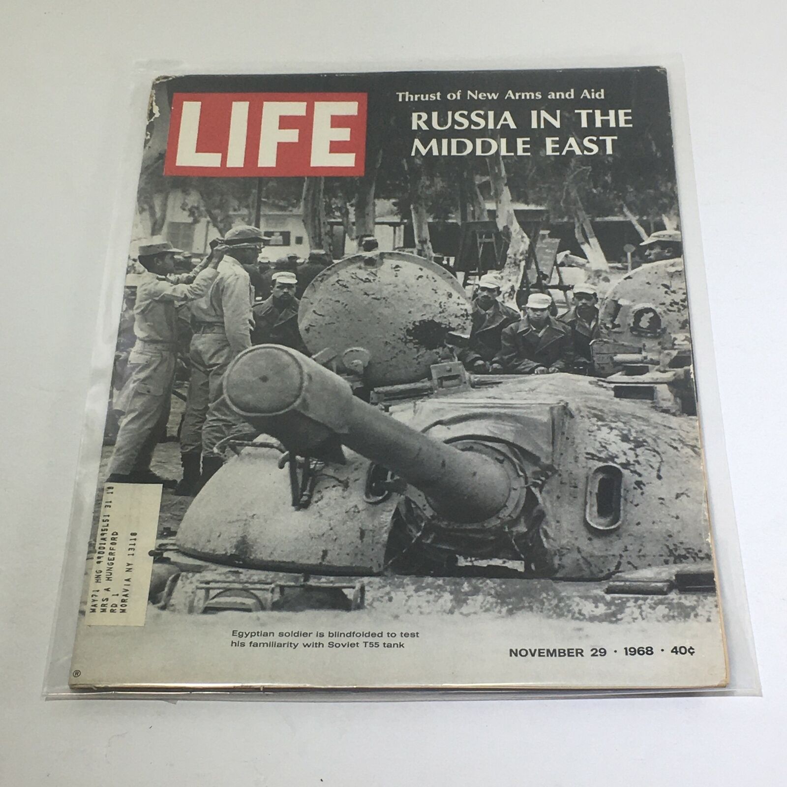 VTG Life Magazine: November 29 1968 - Soviet T55 Tank/Russia in the Middle East