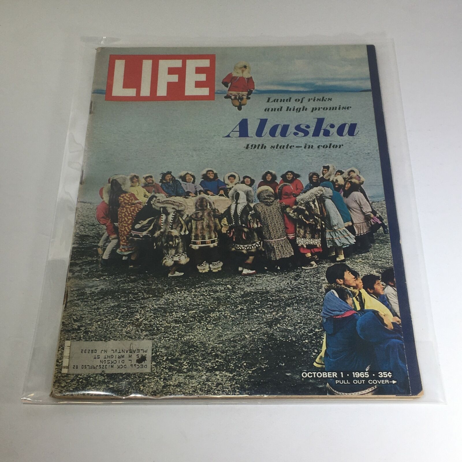 VTG Life Magazine - October 1 1965 - Alaska 49th State Land of Risks & Promise