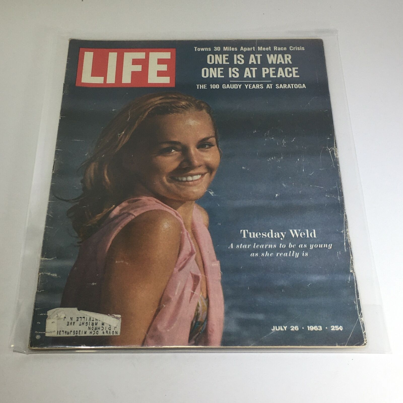 VTG Life Magazine: July 26 1963 - Tuesday Weld/One is at War, One is at Peace