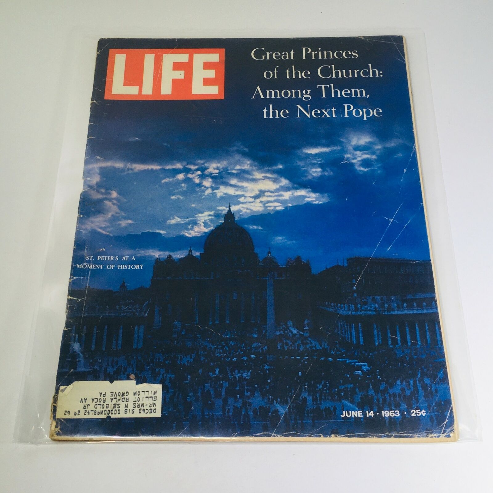 VTG Life Magazine: June 14 1963 - Great Princes of the Church: The Next Pope