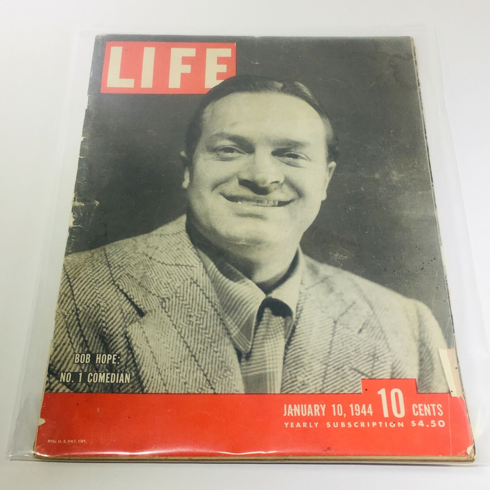 VTG Life Magazines: Bob Hope No. 1 Comedian / German POW's - January 10 1944