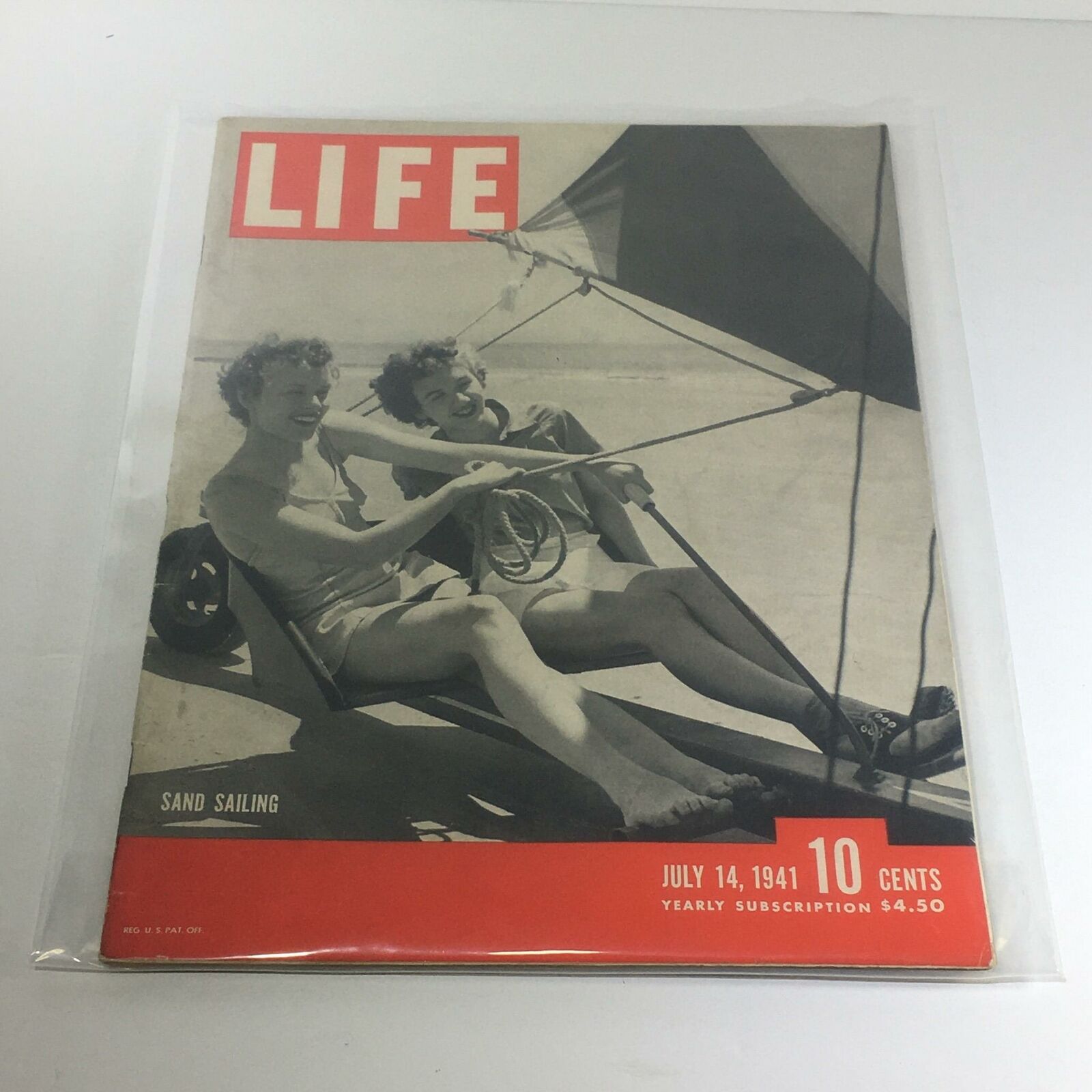 Vintage Life Magazine: July 14 1941 - Sand Sailing / Retro Advertising