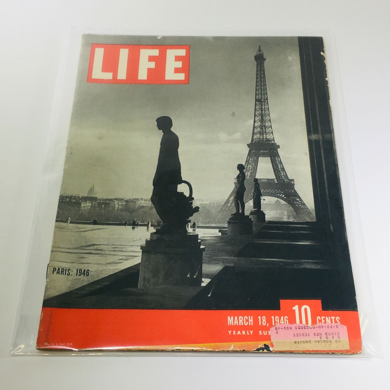 VTG Life Magazines: March 18 1946 - Eiffel Tower in Paris: 1946/Geisha Girls