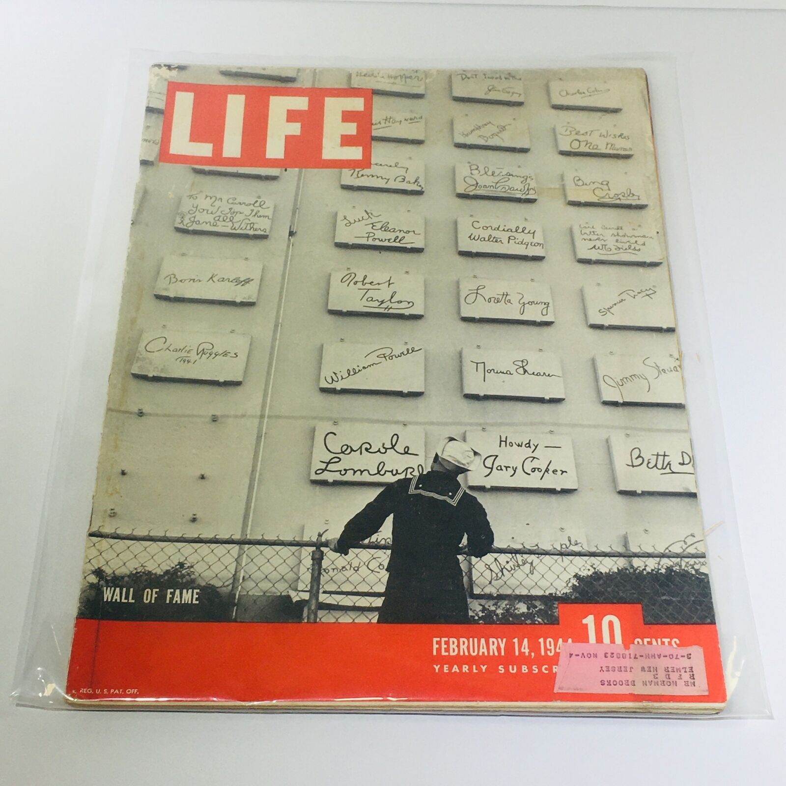 VTG Life Magazines: February 14 1944 - Wall of Fame / WWII War in Italy