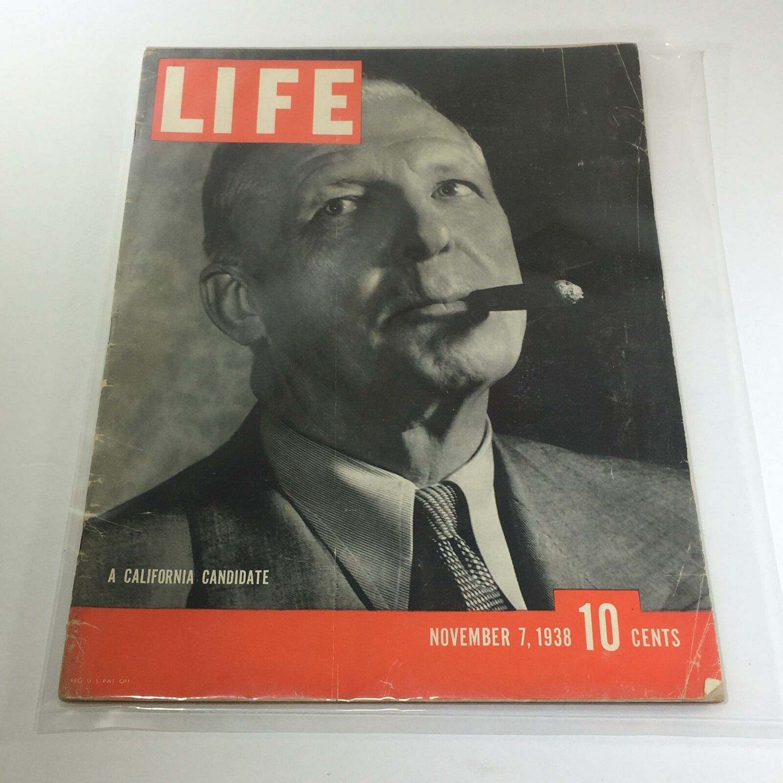 Vintage Life Magazine: November 7 1938 - A California Candidate