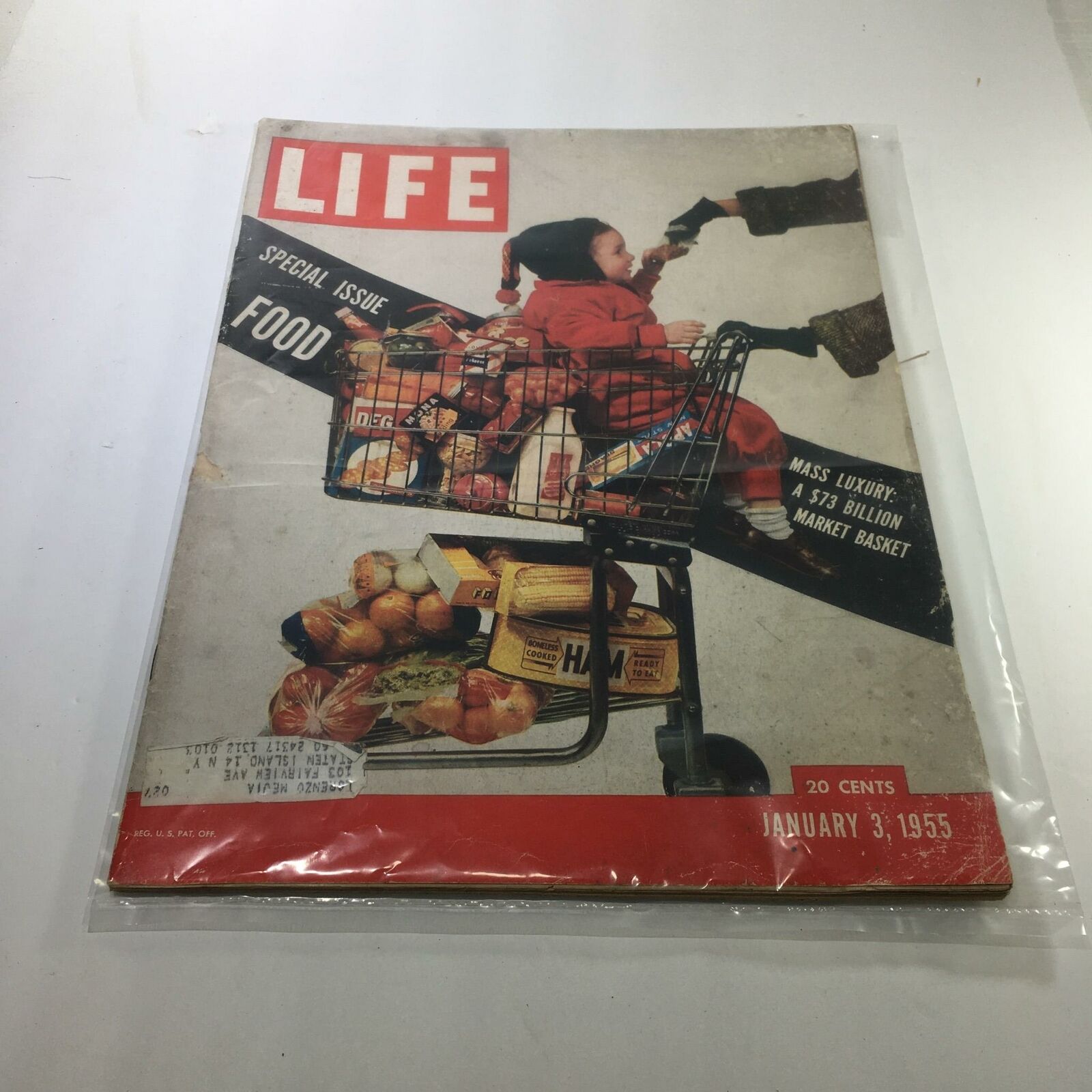 VTG Life Magazine: January 3 1955 - Special Issue: Food