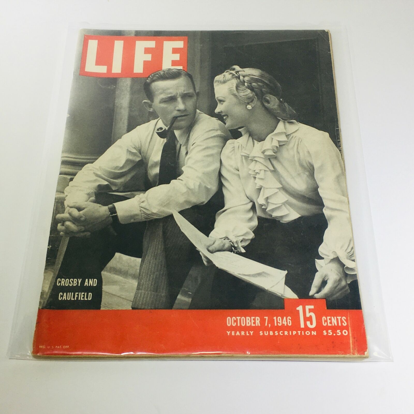 VTG Life Magazines: Oct 7 1946 - Crosby and Caulfield/Horse Opera Western Movies