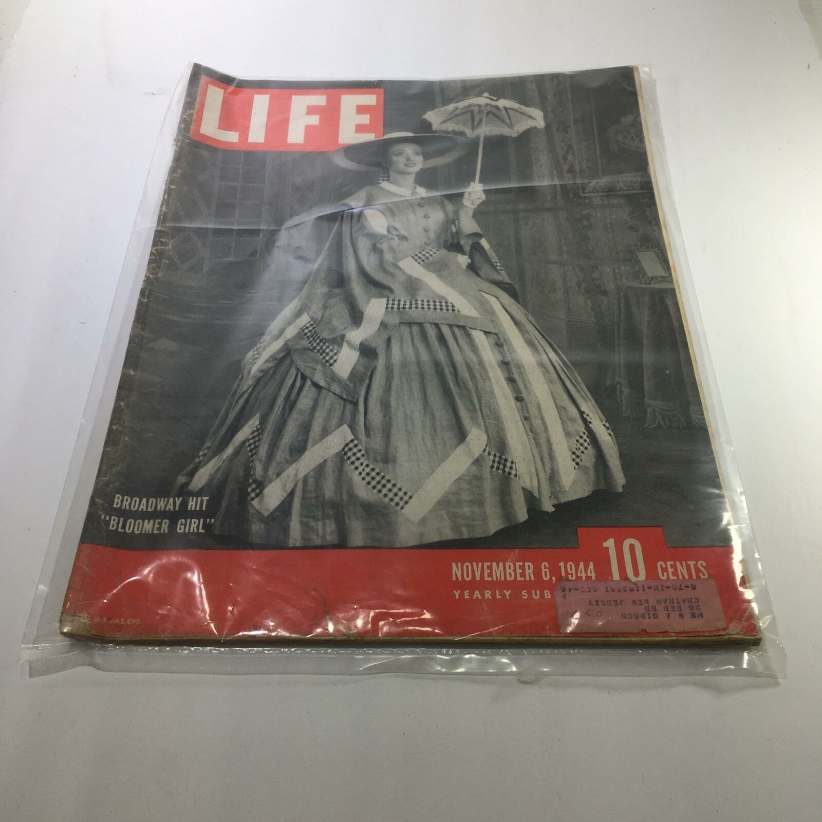 VTG Life Magazine: November 6 1944 - Broadway Hit "Bloomer Girl"