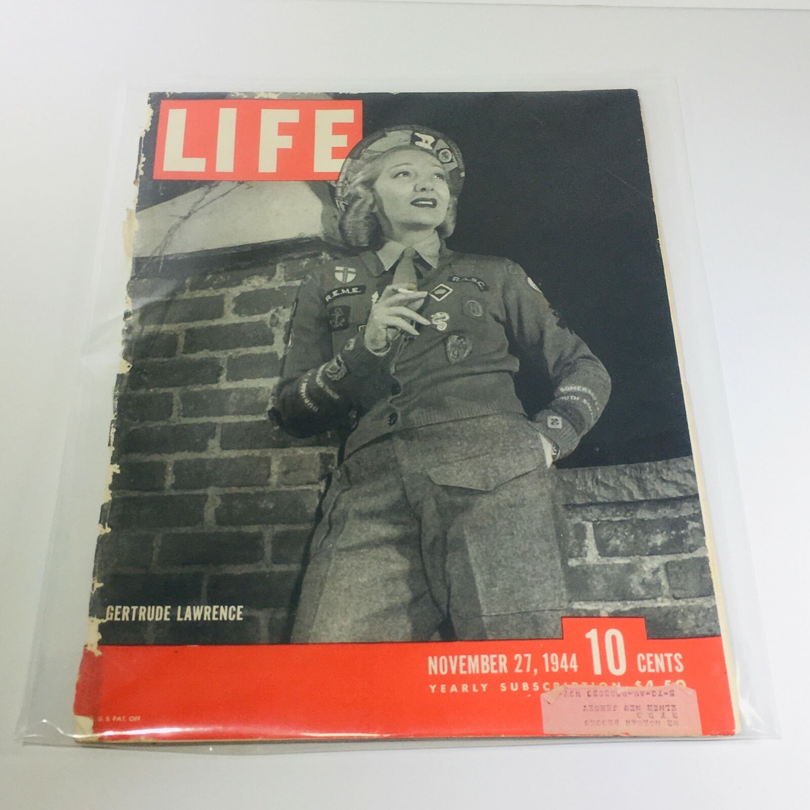 VTG Life Magazines: Nov 27 44 - Gertrude Lawrence/What The Germans Did To Greece