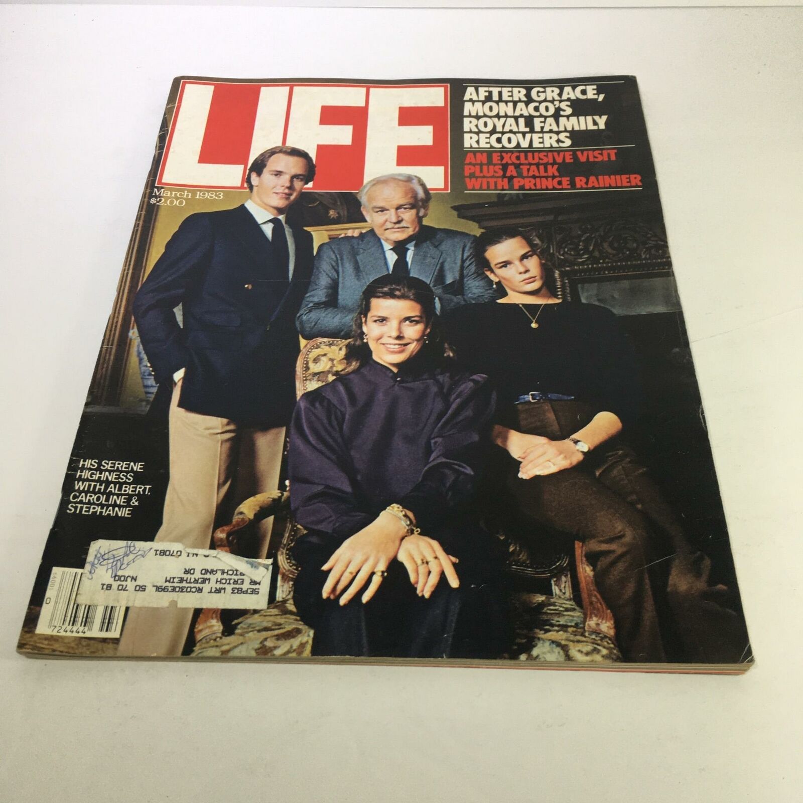 Life Magazine: March 1983 After Grace, Monaco's Royal Family Recovers