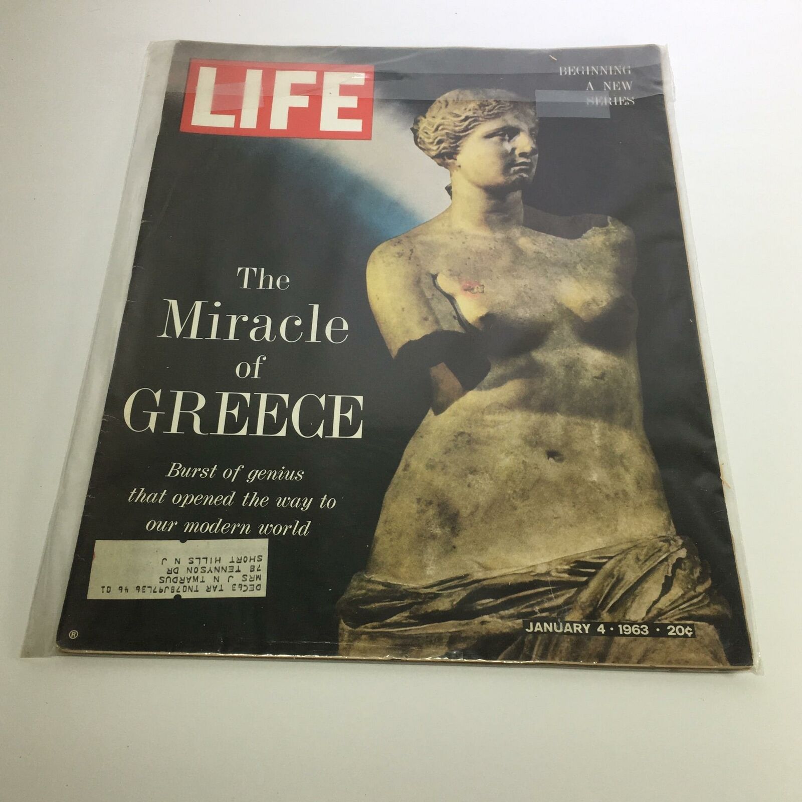 Life Magazine January 4 1963 The Miracle of Greece Burst of Genius Modern World