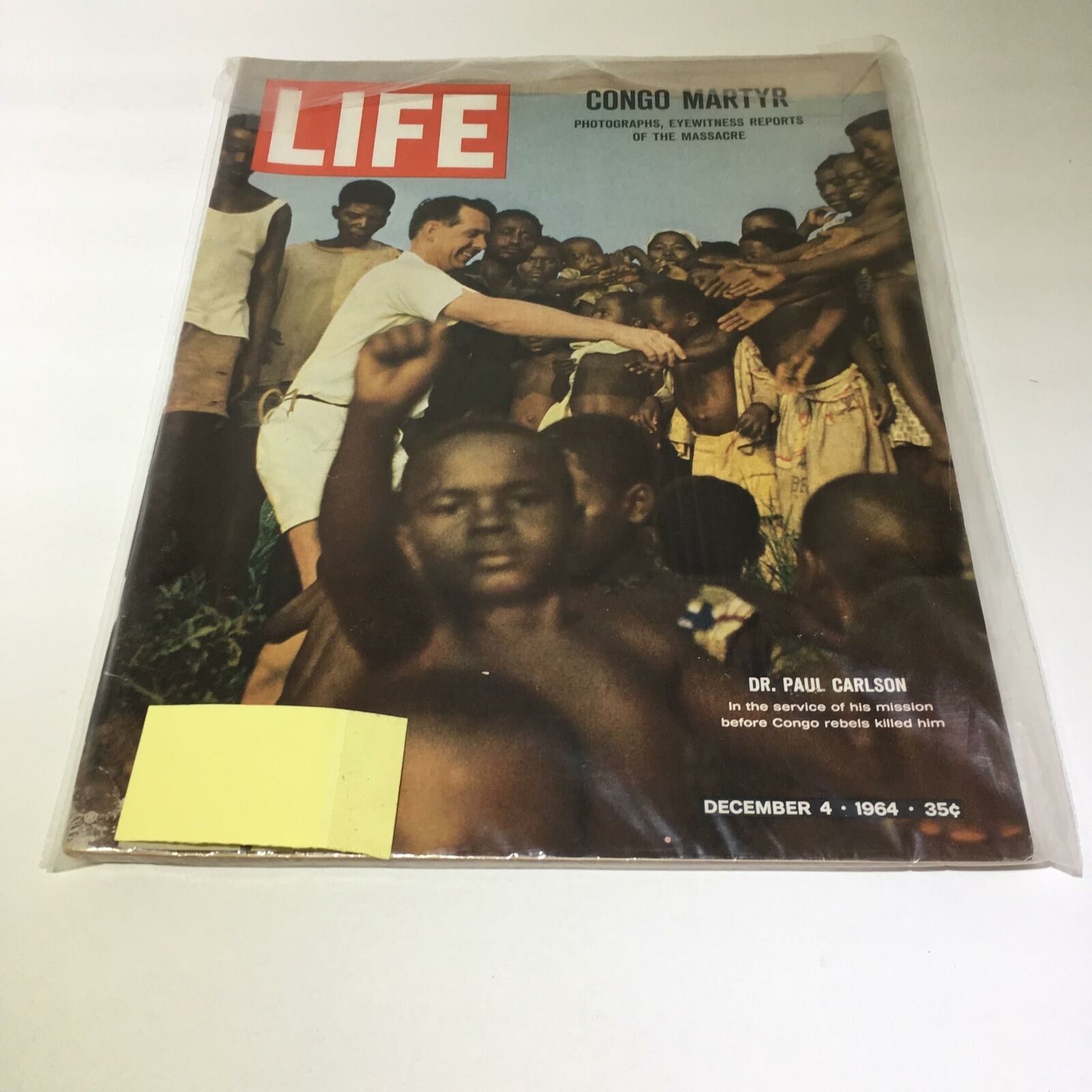 VTG Life Magazine December 4 1964 - Dr. Paul Carlson Congolese Massacre