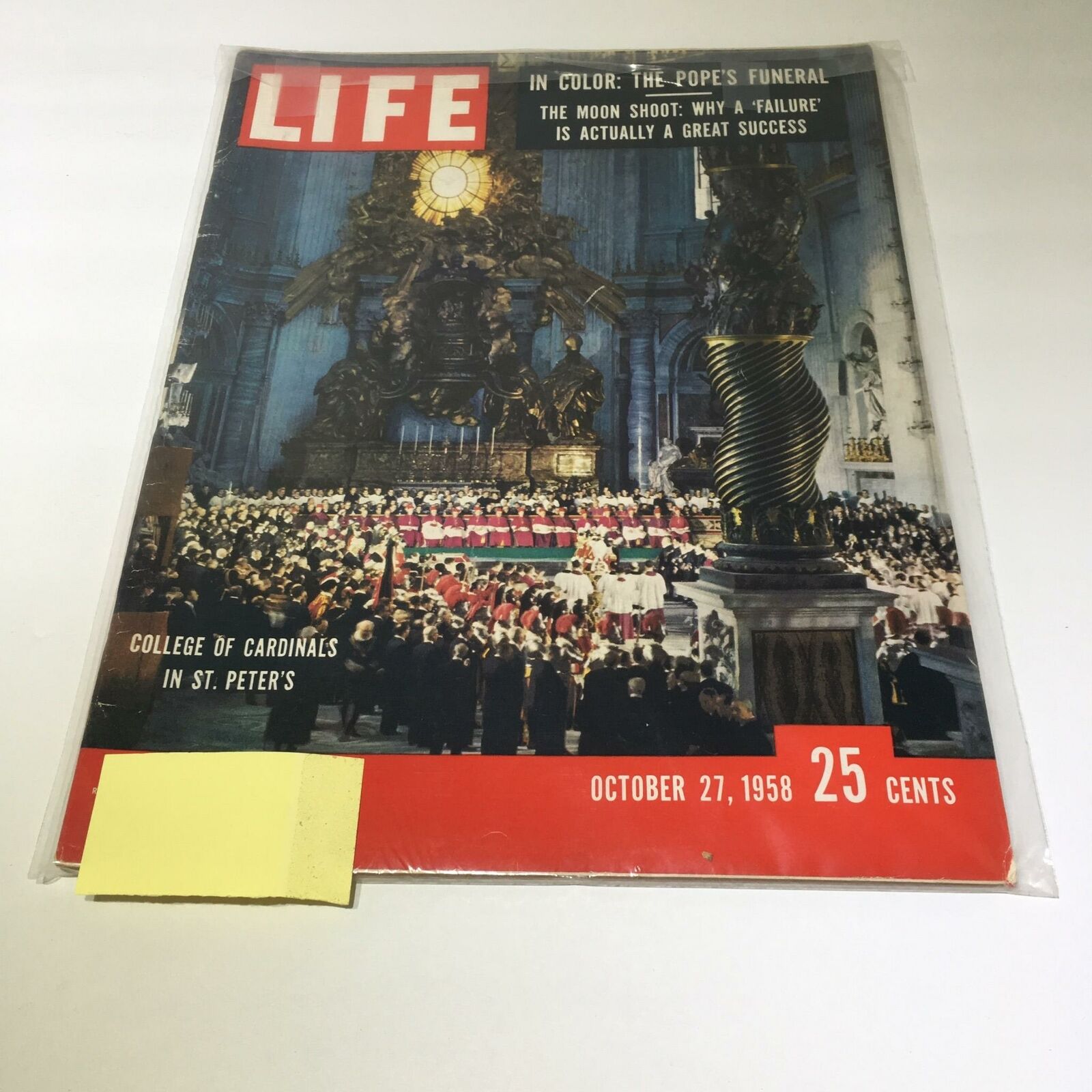 VTG Life Magazine October 27 1958 - College of Cardinals in St. Peter's