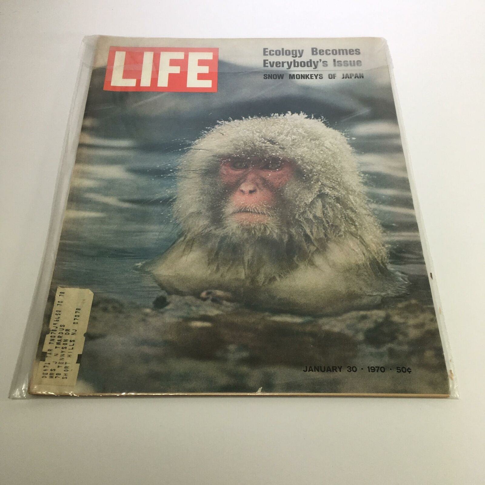 Life Magazine January 30 1970 The Snow Monkeys of Japan & Ecology Becomes Issue