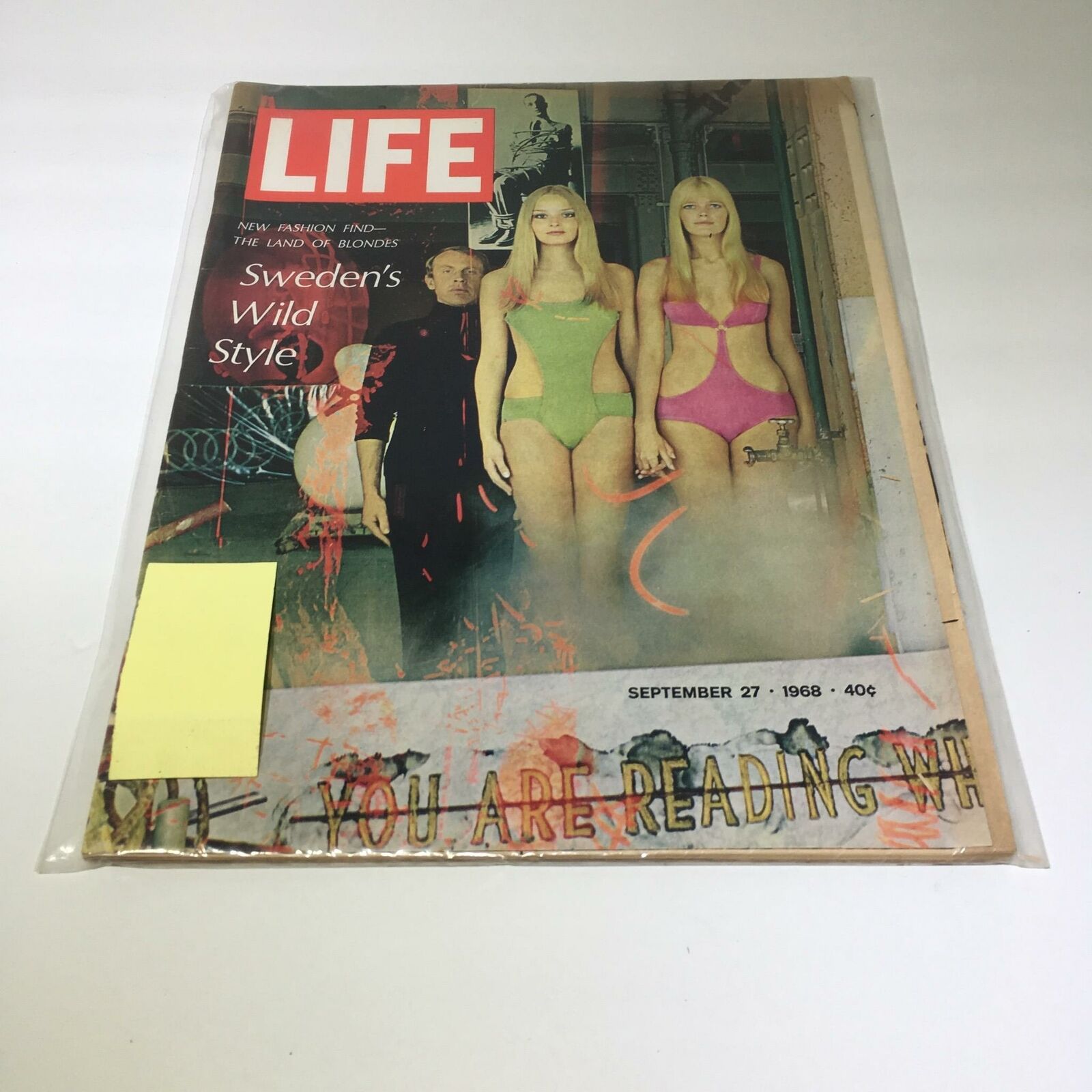 VTG Life Magazine September 27 1968 - The Land of Blondes Sweden's Wild Style