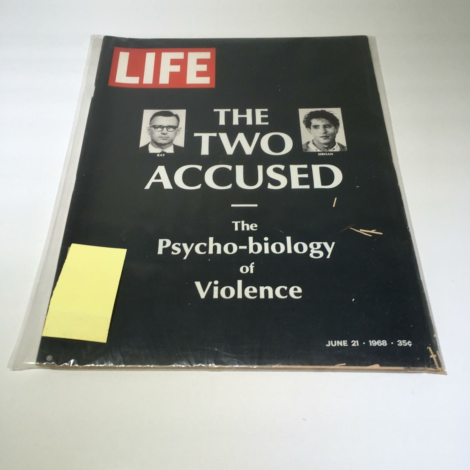 VTG Life Magazine June 21 1968 - The 2 Accused / The Psycho-Biology of Violence