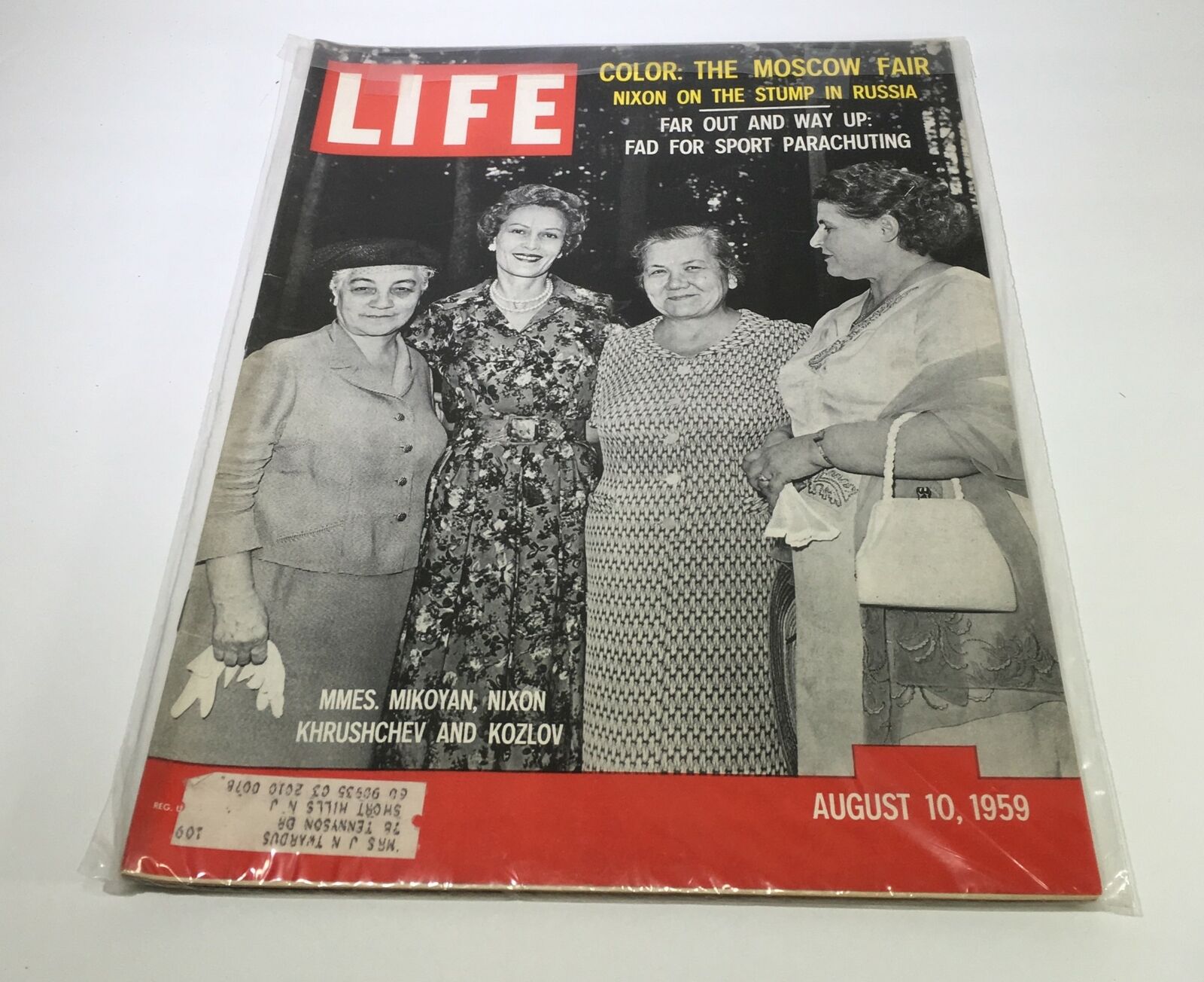 VTG Life Magazine August 10 1959 Richard Nixon and Nikita Khrushchev Feature