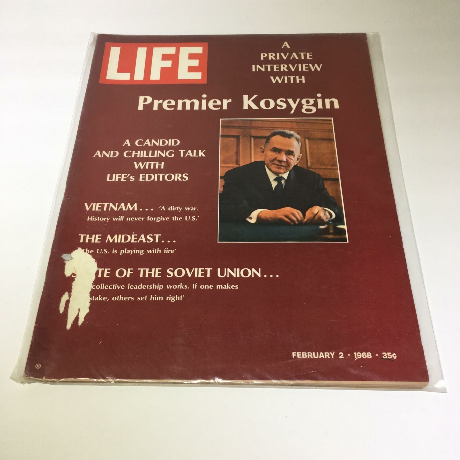 VTG Life Magazine February 2 1968 - Alexei Kosygin Private Interview