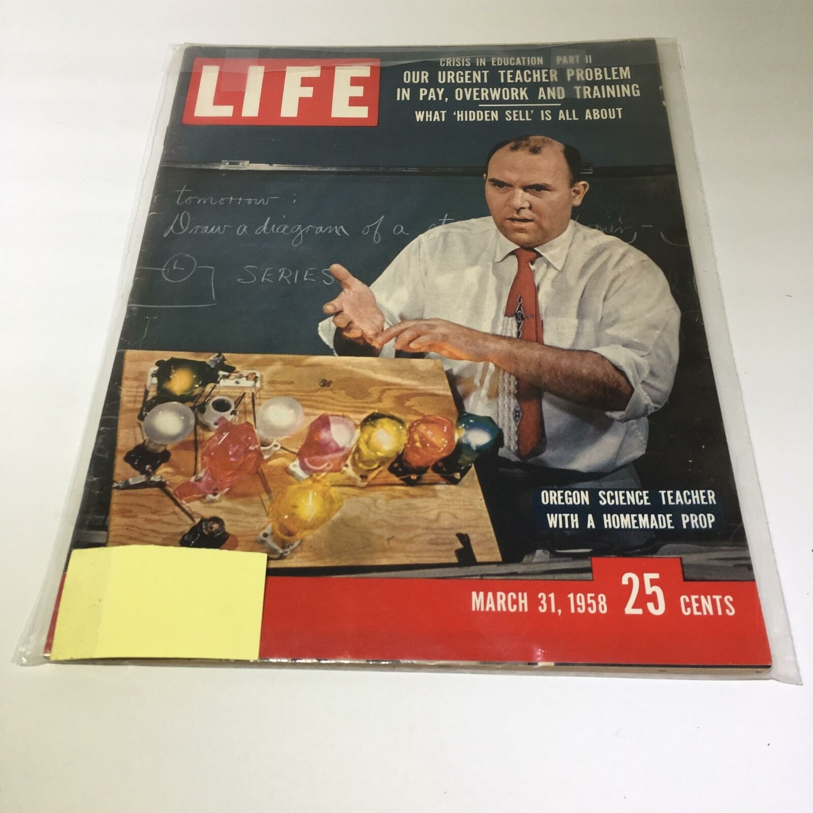 VTG Life Magazine March 31 1958 - Urgent Teacher Problem / Crisis in Education