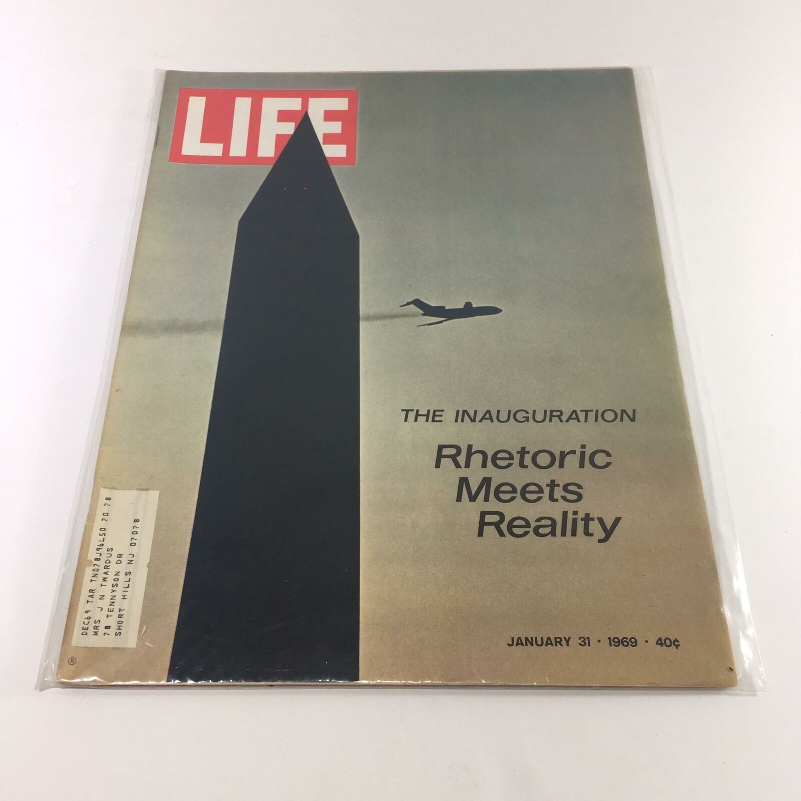 VTG Life Magazine January 31 1969 Pres. Lyndon B. Johnson Inauguration Feature