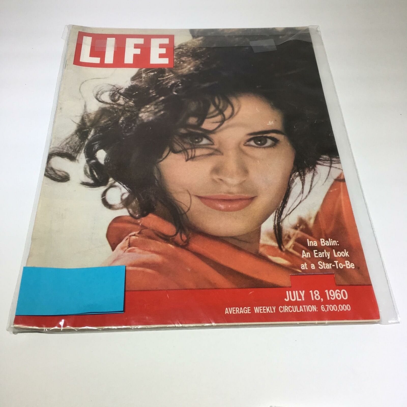 VTG Life Magazine July 18 1960 - An Early Look At A Star-To-Be Ina Balin