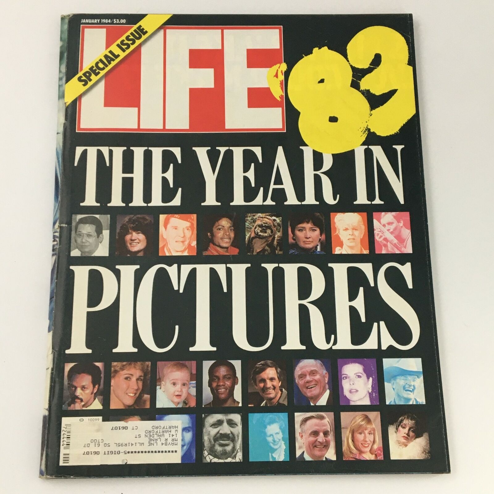 VTG Life Magazine January 1984 The Year in Pictures of 1983, David Bowie Feature