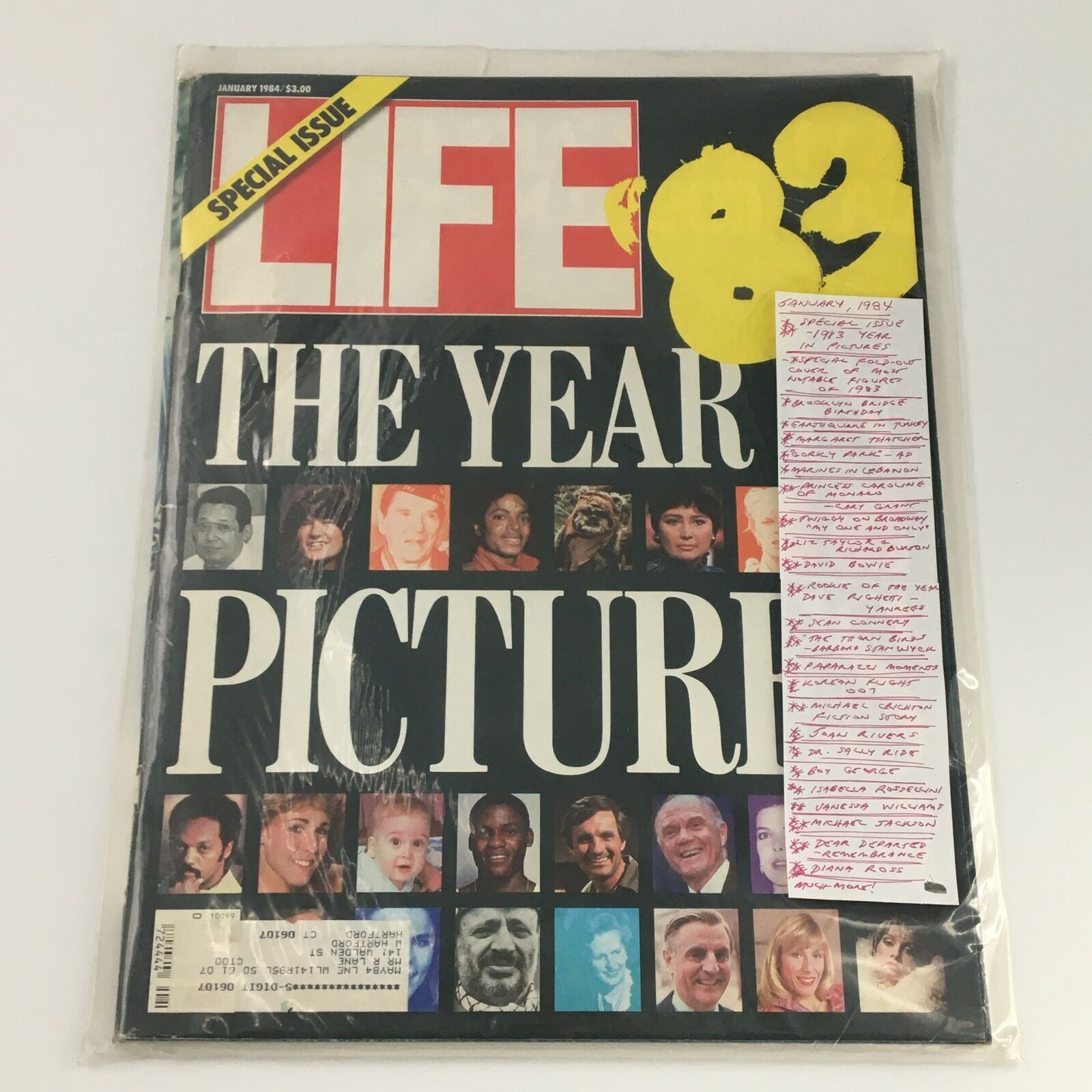 VTG Life Magazine January 1984 The Year in Pictures of 1983, David Bowie Feature