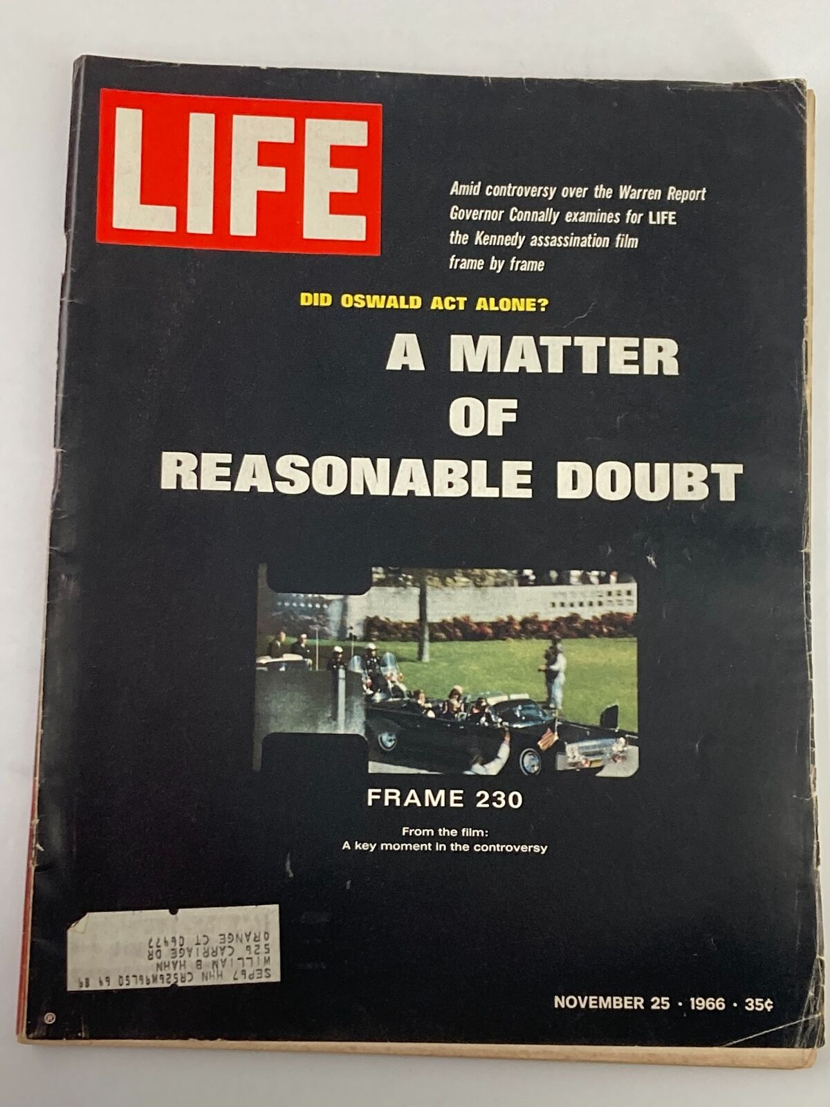 VTG Life Magazine November 25 1966 A Matter of Reasonable Doubt Frame 230