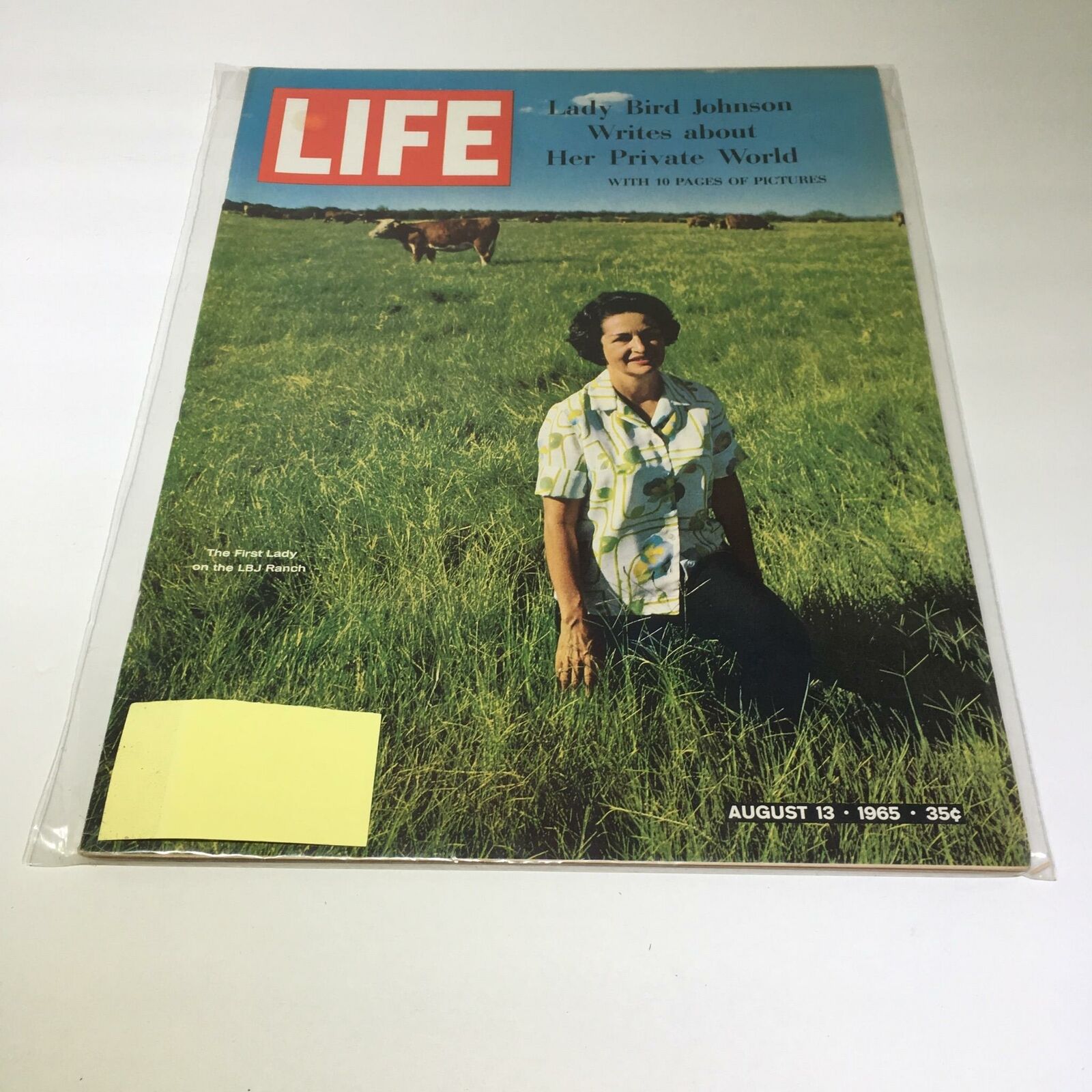 VTG Life Magazine August 13 1965 - The First Lady Bird Johnson Ranch